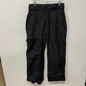 Columbia Omni-Shield Black Snow Pants Mens Medium Ski Snowboard